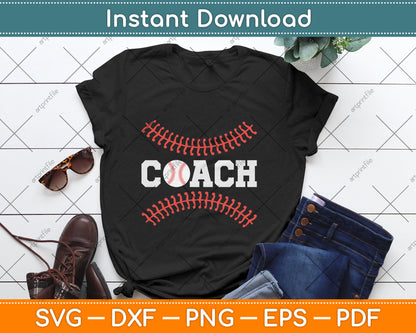 Baseball Coach Svg Digital Cutting File