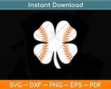 Baseball St. Patrick's Day American Flag Svg Digital Cutting File