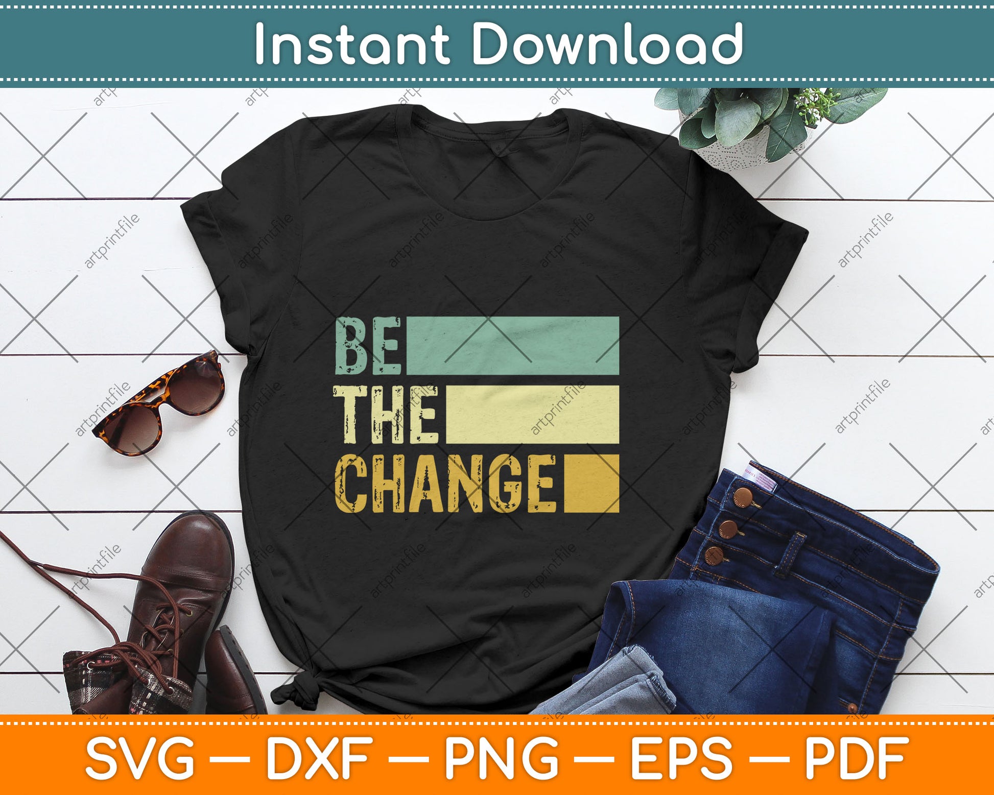 Be The Change Social Justice Equality Civil Rights Svg Digital Cutting File