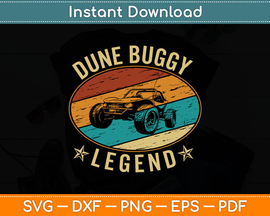 Beach Car Beach Buggy - Dune Buggy Legend Svg Digital Cutting File