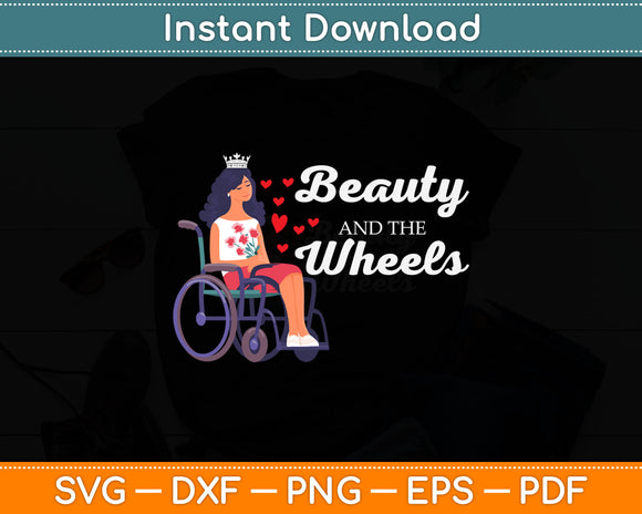 Beauty And The Wheels Svg Digital Cutting File