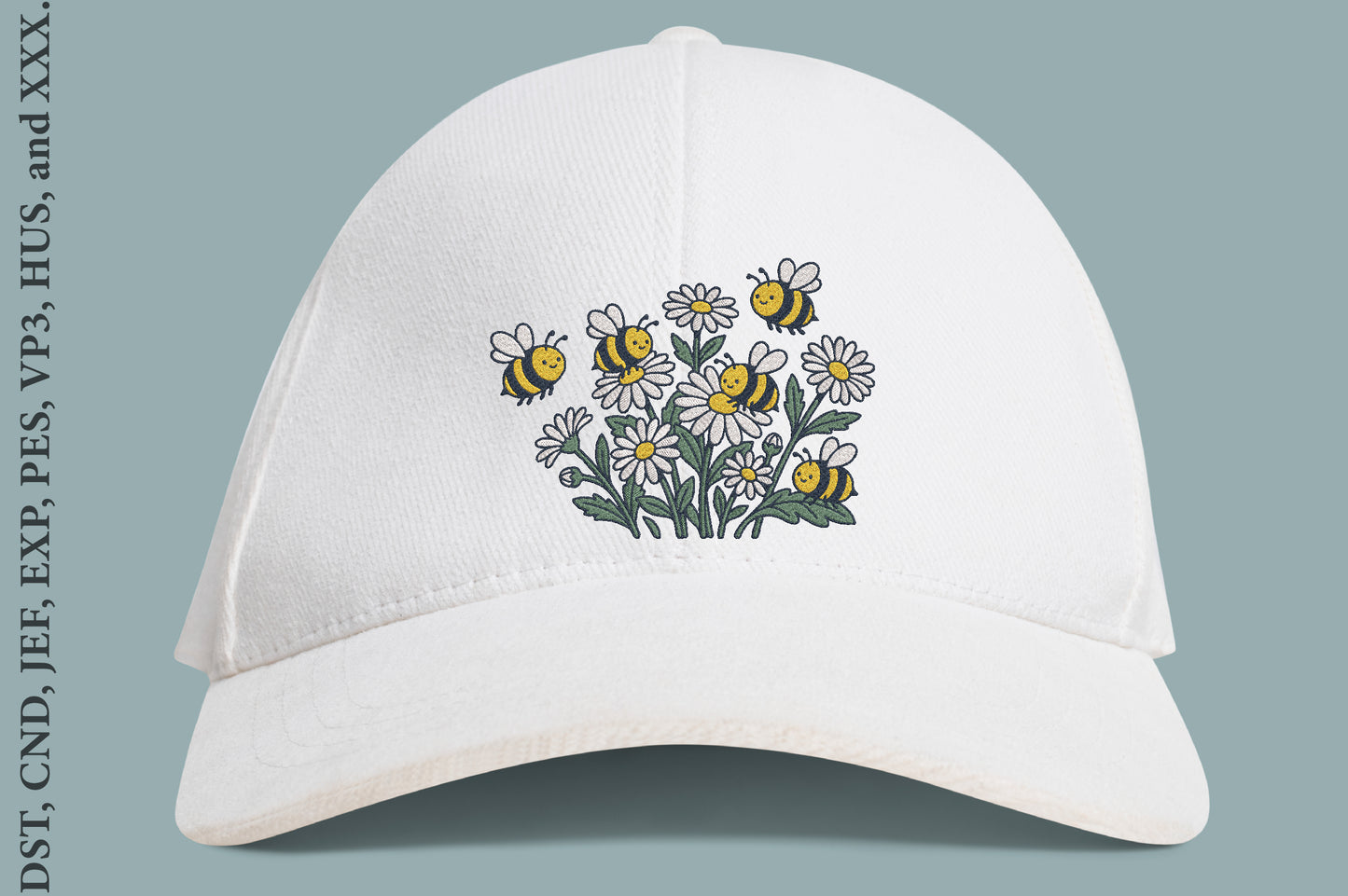 Bee Embroidery Design – Cute Honey Bee Machine Embroidery Pattern, Beautiful Insect & Nature Embroidery Design