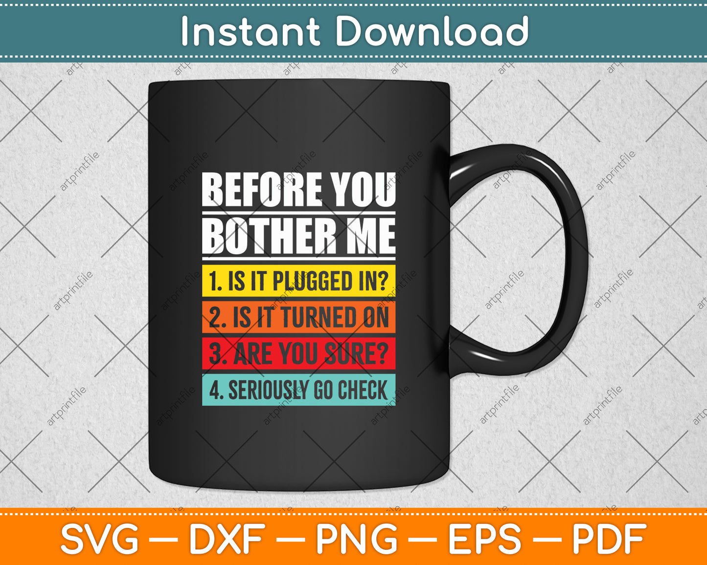 Before You Brother Me Tech Support Retro Vintage Svg Digital Cutting File
