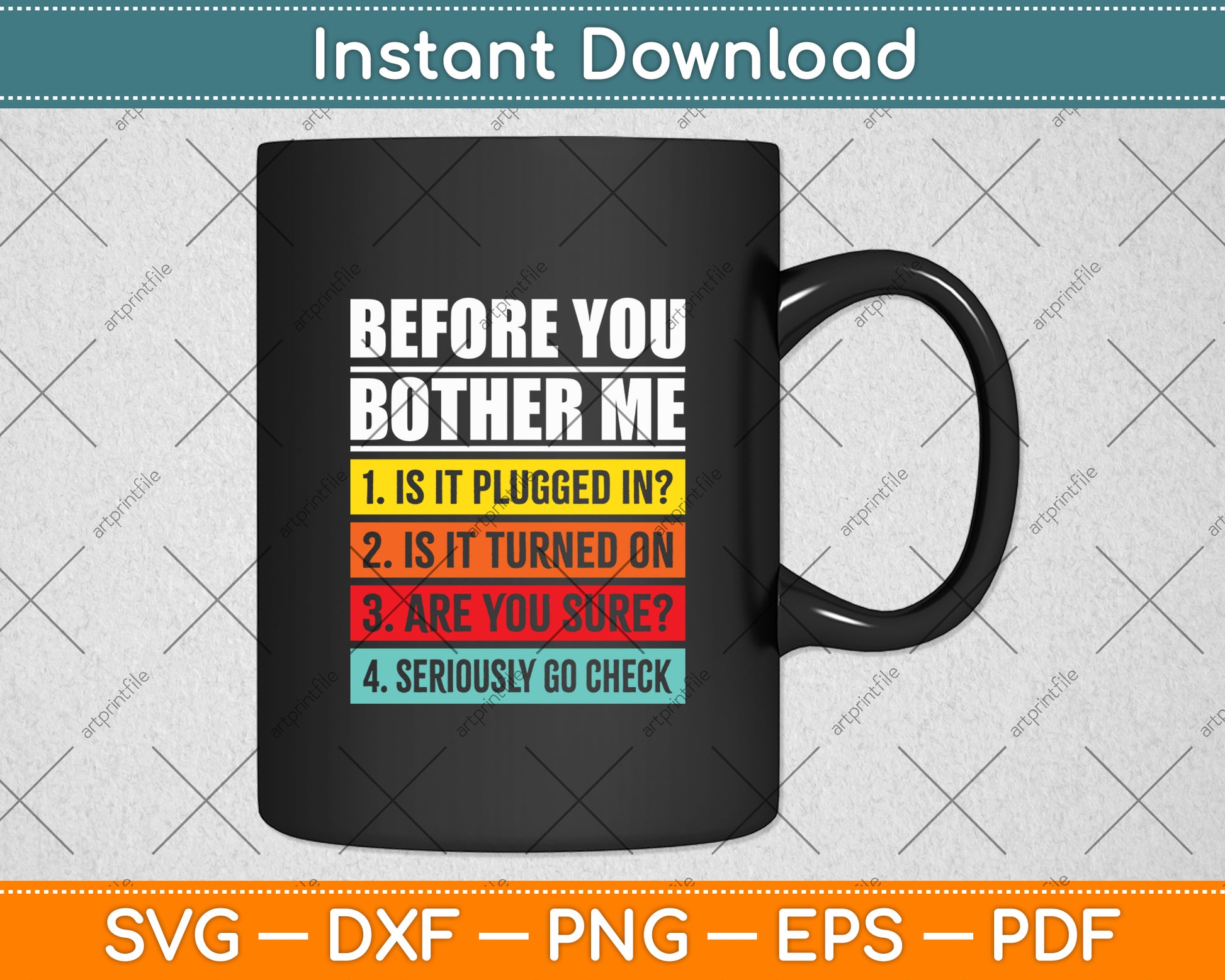 Before You Brother Me Tech Support Retro Vintage Svg Digital Cutting File