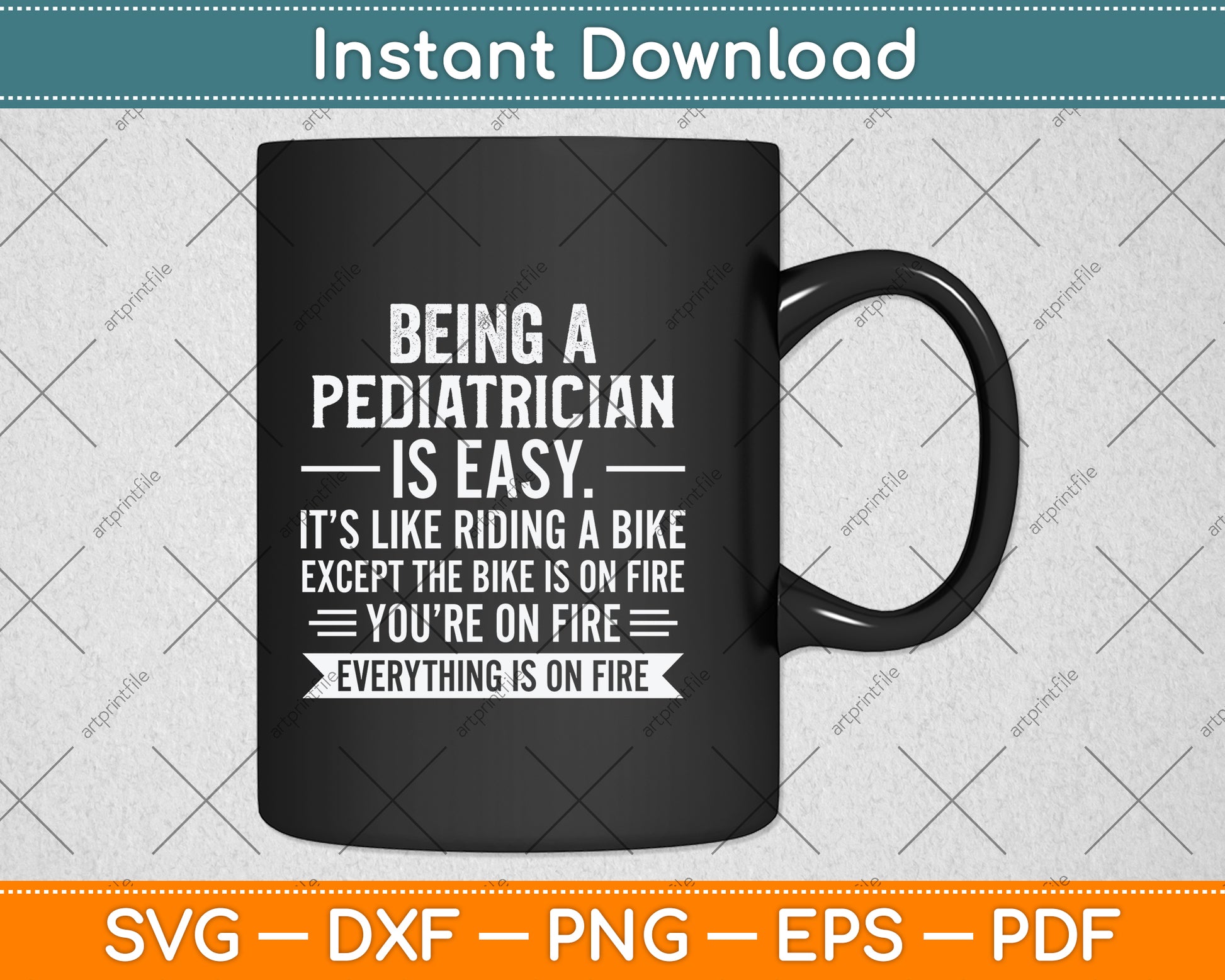 Being A Pediatrician Is Easy Svg Png Dxf Digital Cutting File