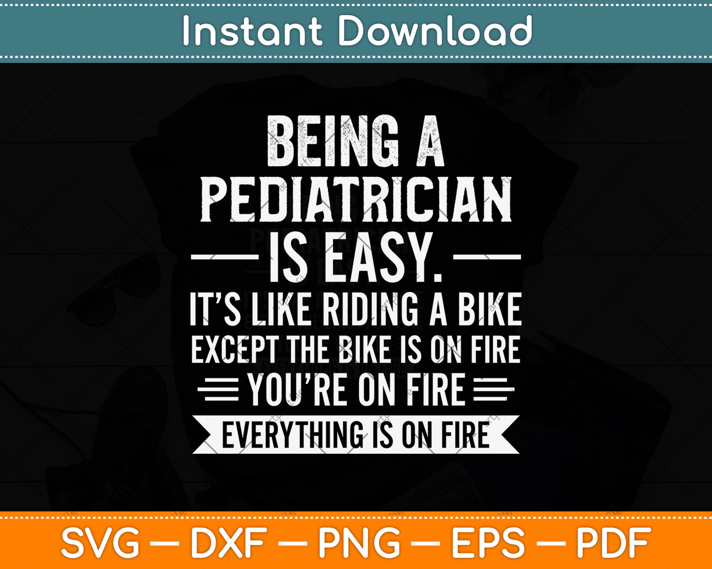 Being A Pediatrician Is Easy Svg Png Dxf Digital Cutting File