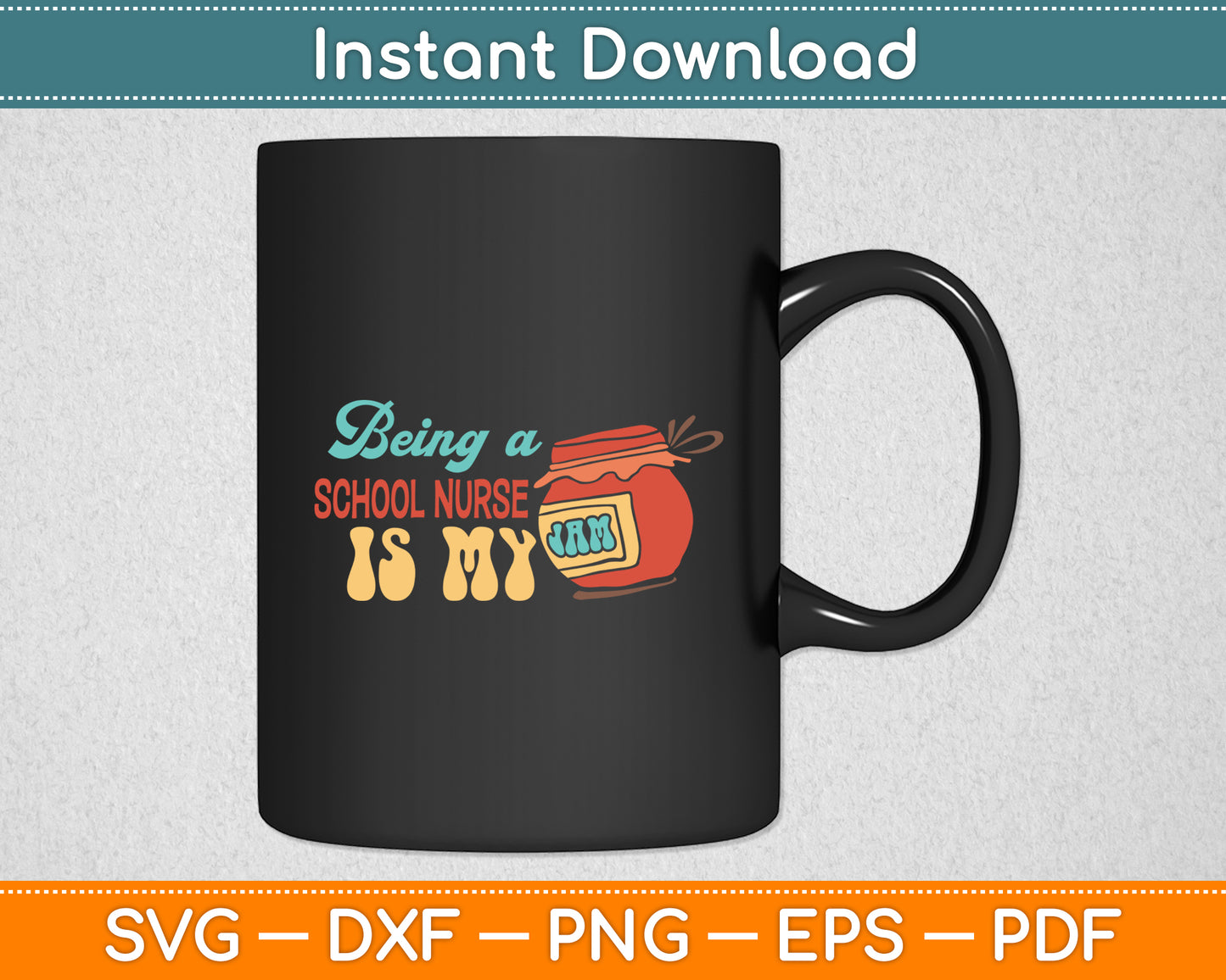 Being A School Nurse Is My Jam Back To School Nurse Svg Digital Cutting File