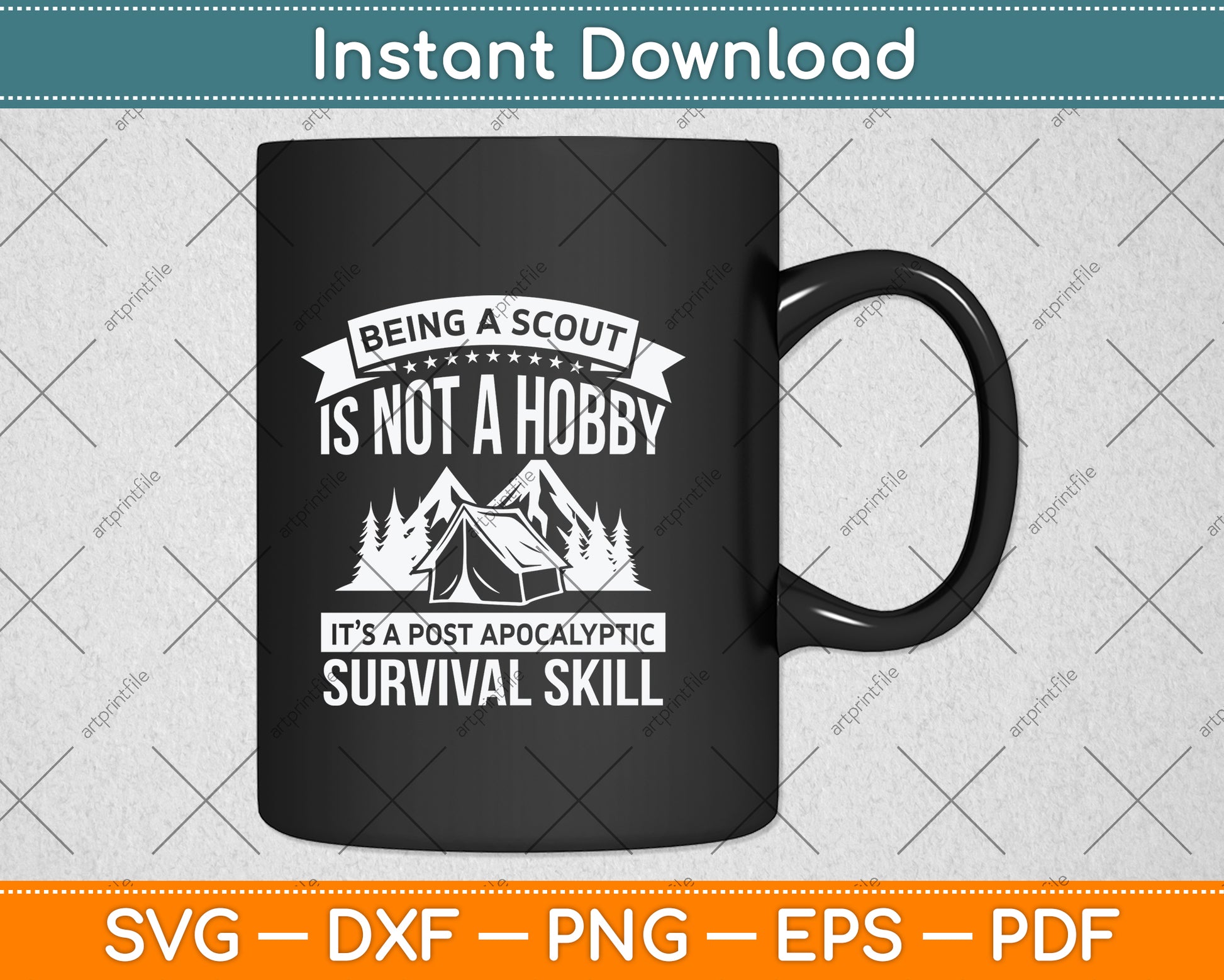 Being A Scout Is Not A Hobby It’s A Post Apocalyptic Svg Digital Cutting File