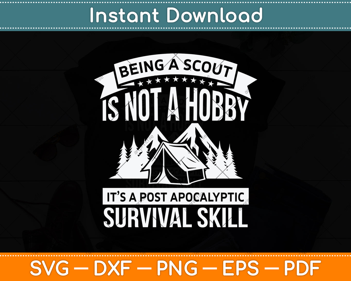 Being A Scout Is Not A Hobby It’s A Post Apocalyptic Svg Digital Cutting File