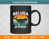 Beluga Whale Retro Vintage Svg Digital Cutting File