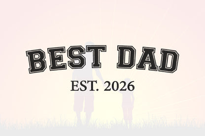 Best Dad Embroidery Design, Funny Dad Machine Embroidery Pattern, Best Father Embroidery Design