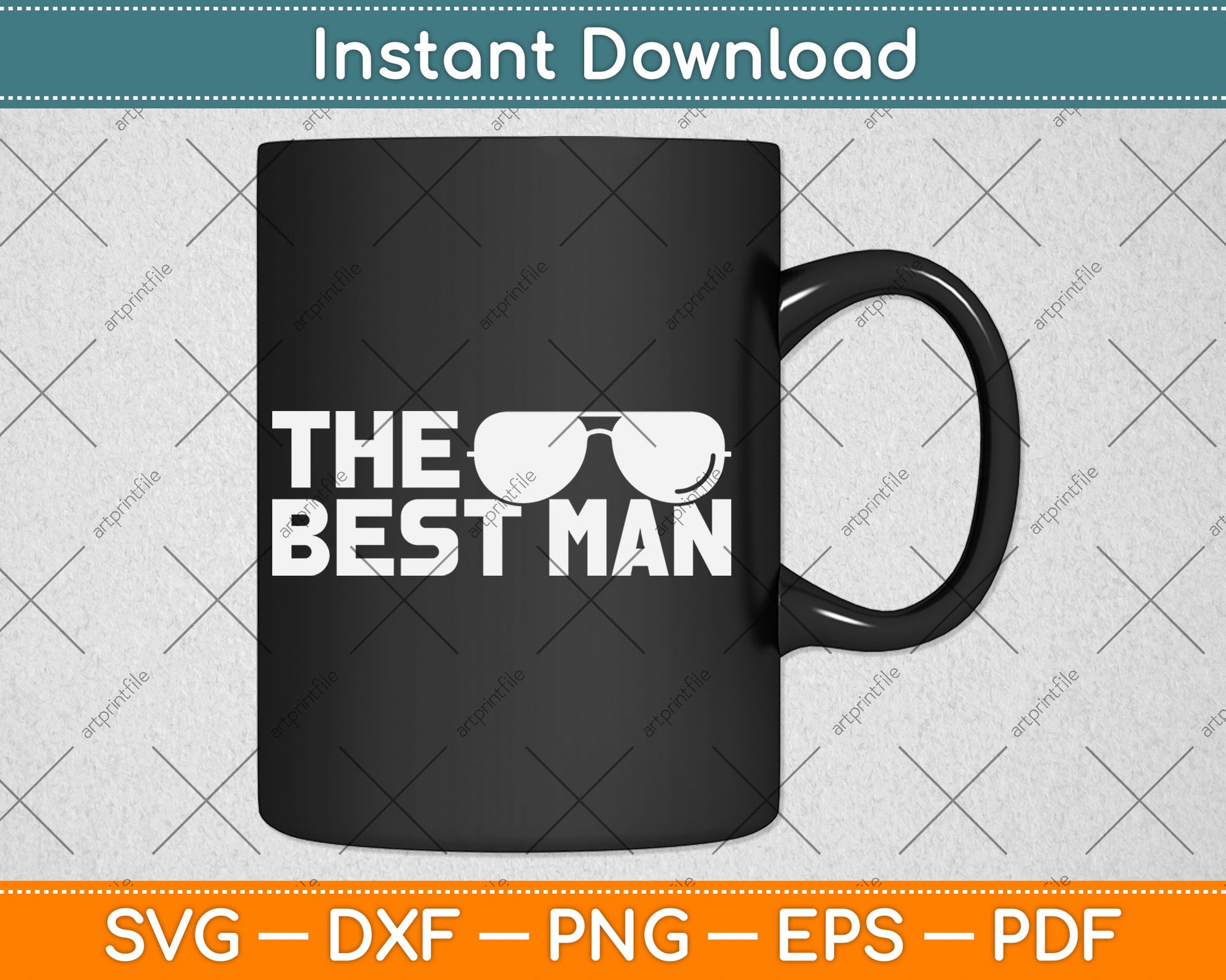 Best Man Bachelor Supplies Party Wedding Svg Digital Cutting File