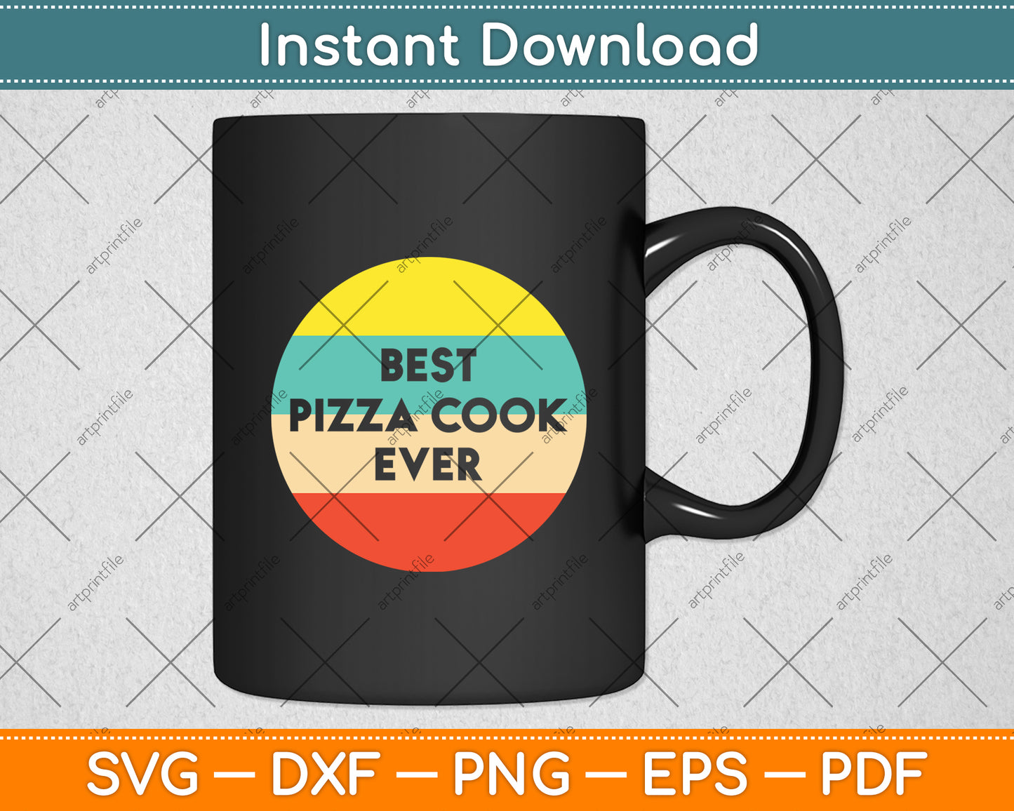Best Pizza Cook Ever Svg Digital Cutting File