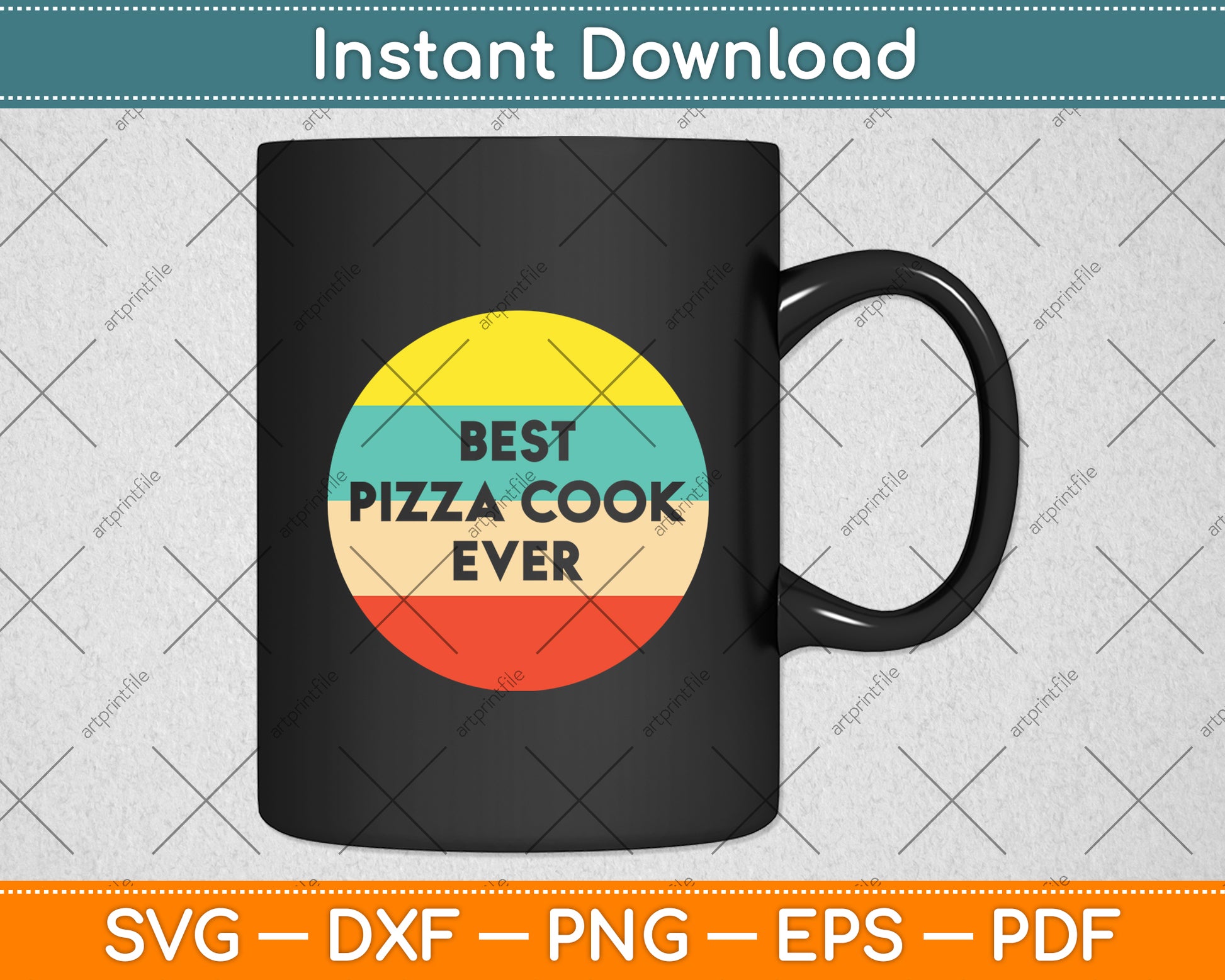 Best Pizza Cook Ever Svg Digital Cutting File
