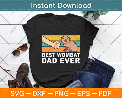Best Wombat Dad Ever Svg Png Dxf Digital Cutting File