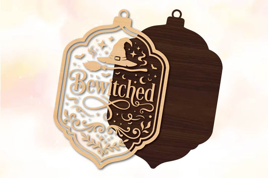 Bewitched Halloween Laser Cut SVG
