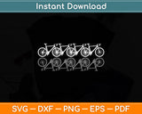 Bicycle Road Bike Racing Retro Cycling Cyclist Svg Digital Cutting File