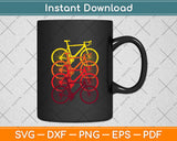 Bicycling Biker Cyclist Svg Digital Cutting File