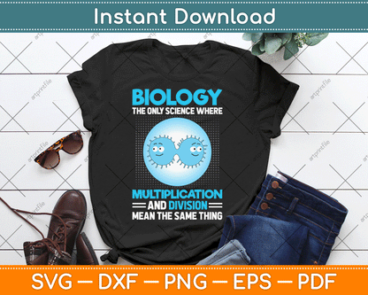 Biology Facts Science Teacher Student Biologist SVG Digital Cutting File