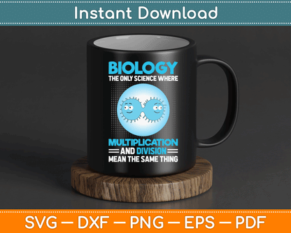 Biology Facts Science Teacher Student Biologist SVG Digital Cutting File
