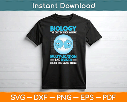 Biology Facts Science Teacher Student Biologist SVG Digital Cutting File