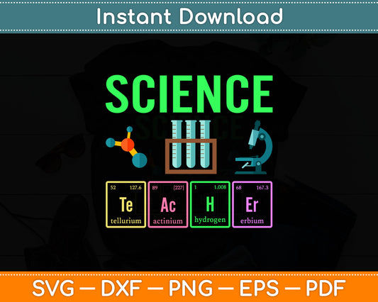 Biology Science Teacher Definition Svg Digital Cutting File