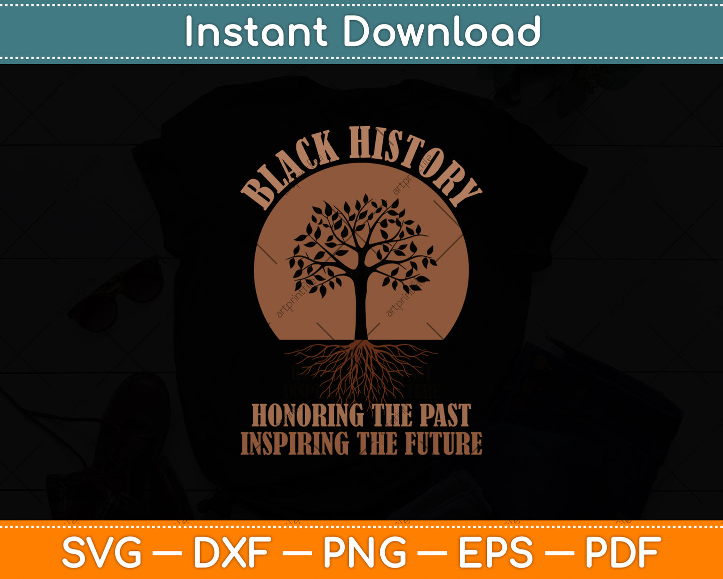 Honoring Past Inspiring Future Black History Month Svg Digital Cutting File