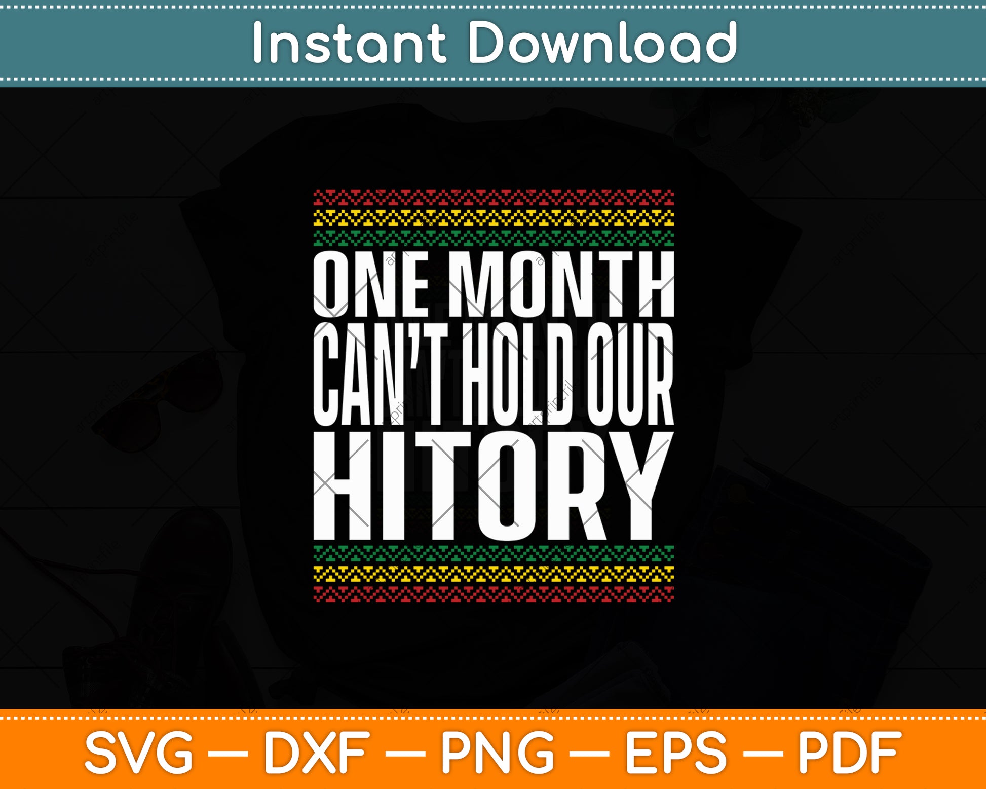 Black History Month My African American Pride Country Svg Digital Cutting File