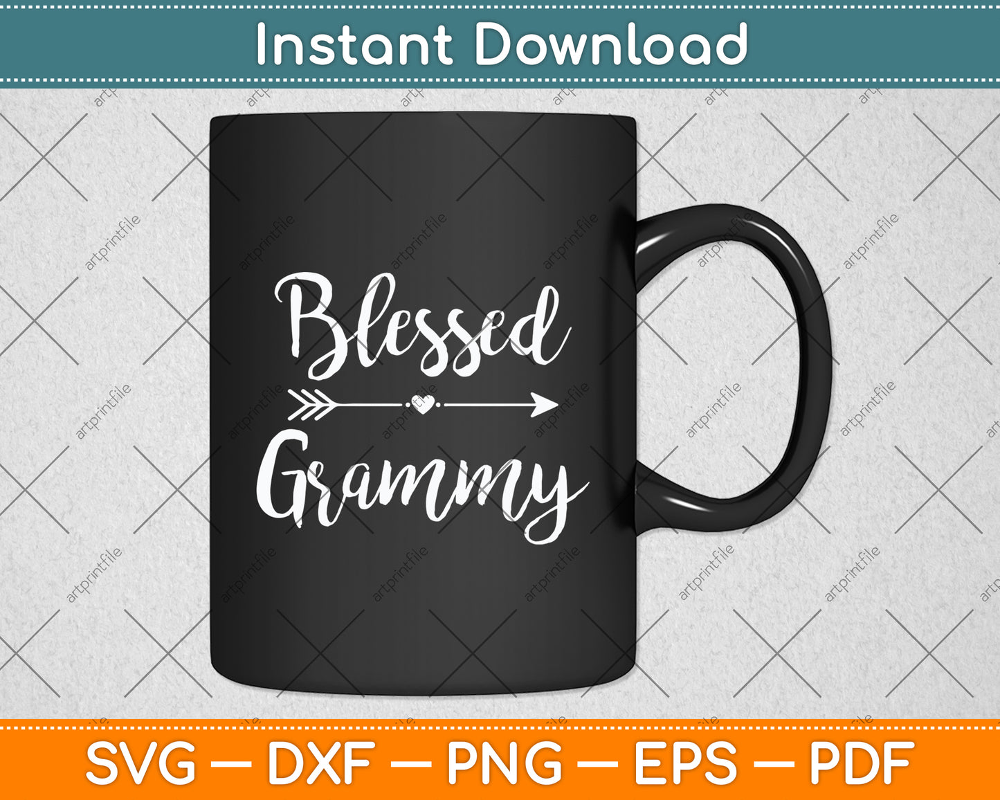 Blessed Grammy Happy Mothers Day Svg Digital Cutting File