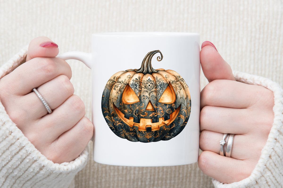 Boho Colorful Halloween Clipart Bundle Spooky PNG