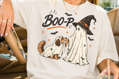 Boo-tiful Dog Halloween PNG