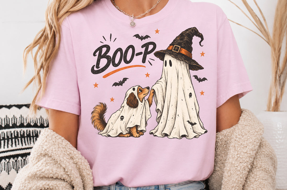 Boo-tiful Dog Halloween PNG