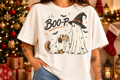 Boo-tiful Dog Halloween PNG