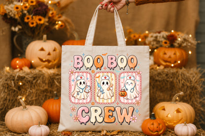 Boo Boo Crew Halloween Nurse Ghost PNG