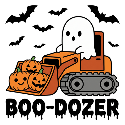 Boo-Dozer Halloween PNG