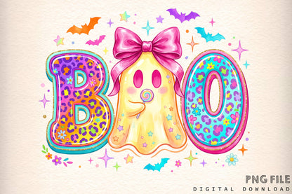 Boo Ghost Halloween Baby Ghost PNG