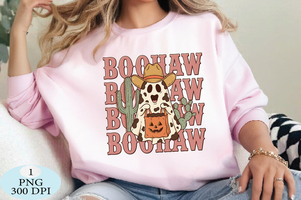 Cowboy Ghost Halloween PNG