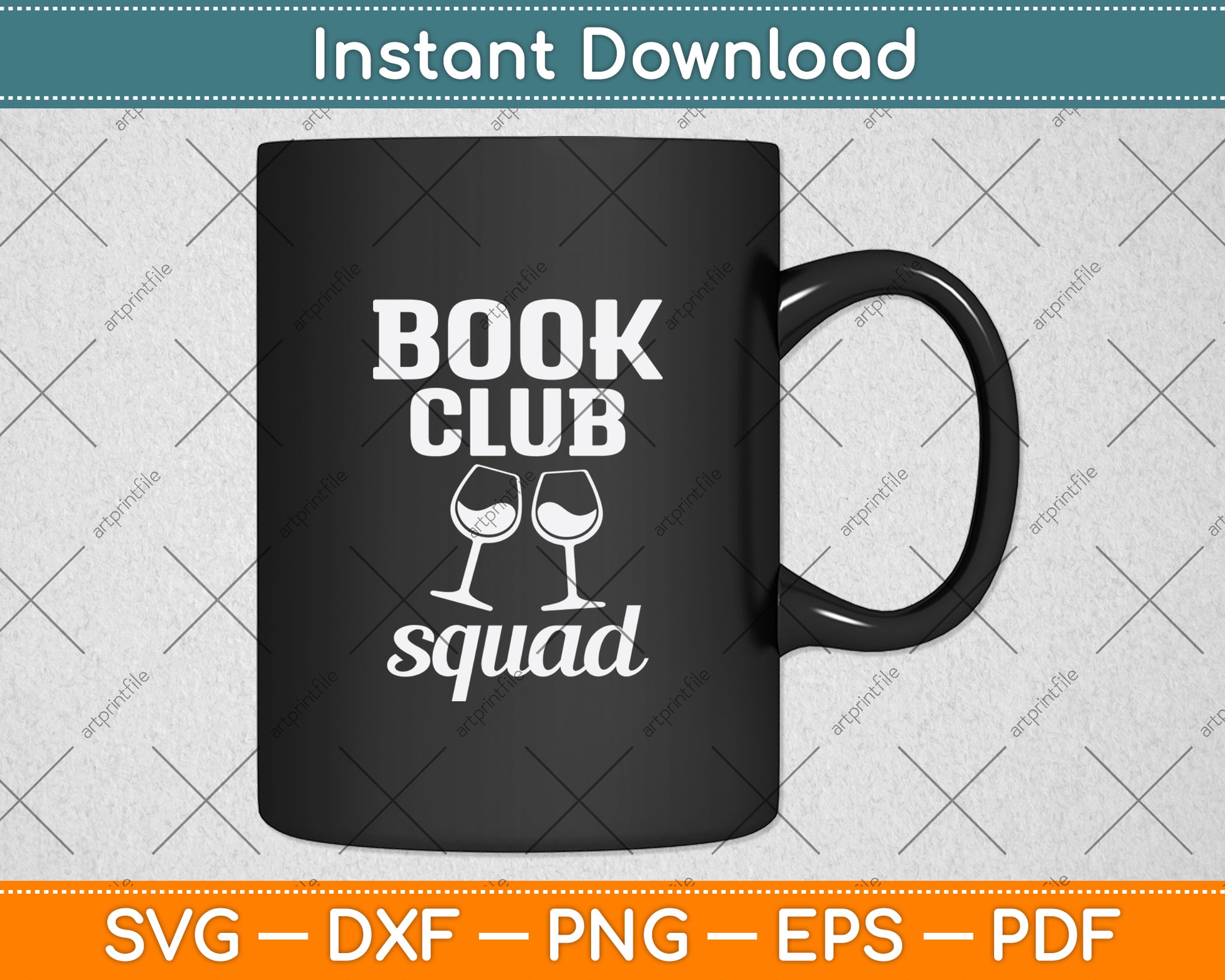 Book Club Squad Wine Drinking Lovers Svg Digital Cutting File