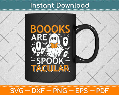 Books Are Spooktacular Svg Digital Cutting File