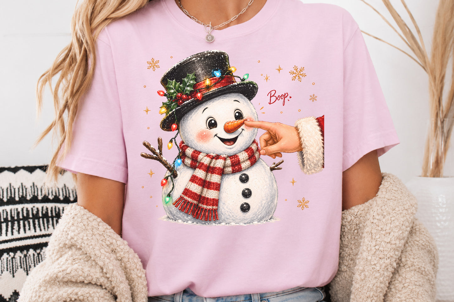 Boop Snowman Christmas PNG Cute Winter Snowman