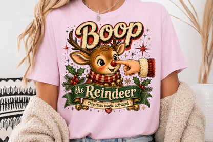 Boop The Reindeer Christmas PNG Cute Holiday Design