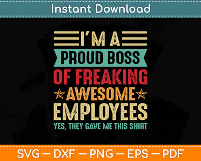 Boss Day Employee Appreciation Office Men Women Funny Boss Svg Digital Cutting File