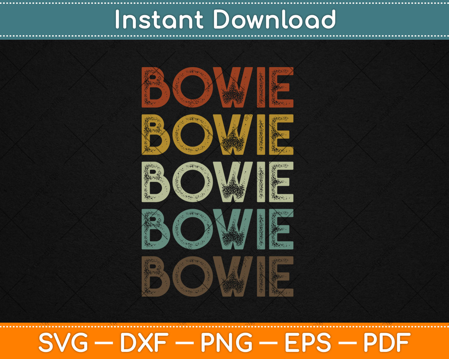 Bowie Maryland - Retro Vintage Svg Digital Cutting File