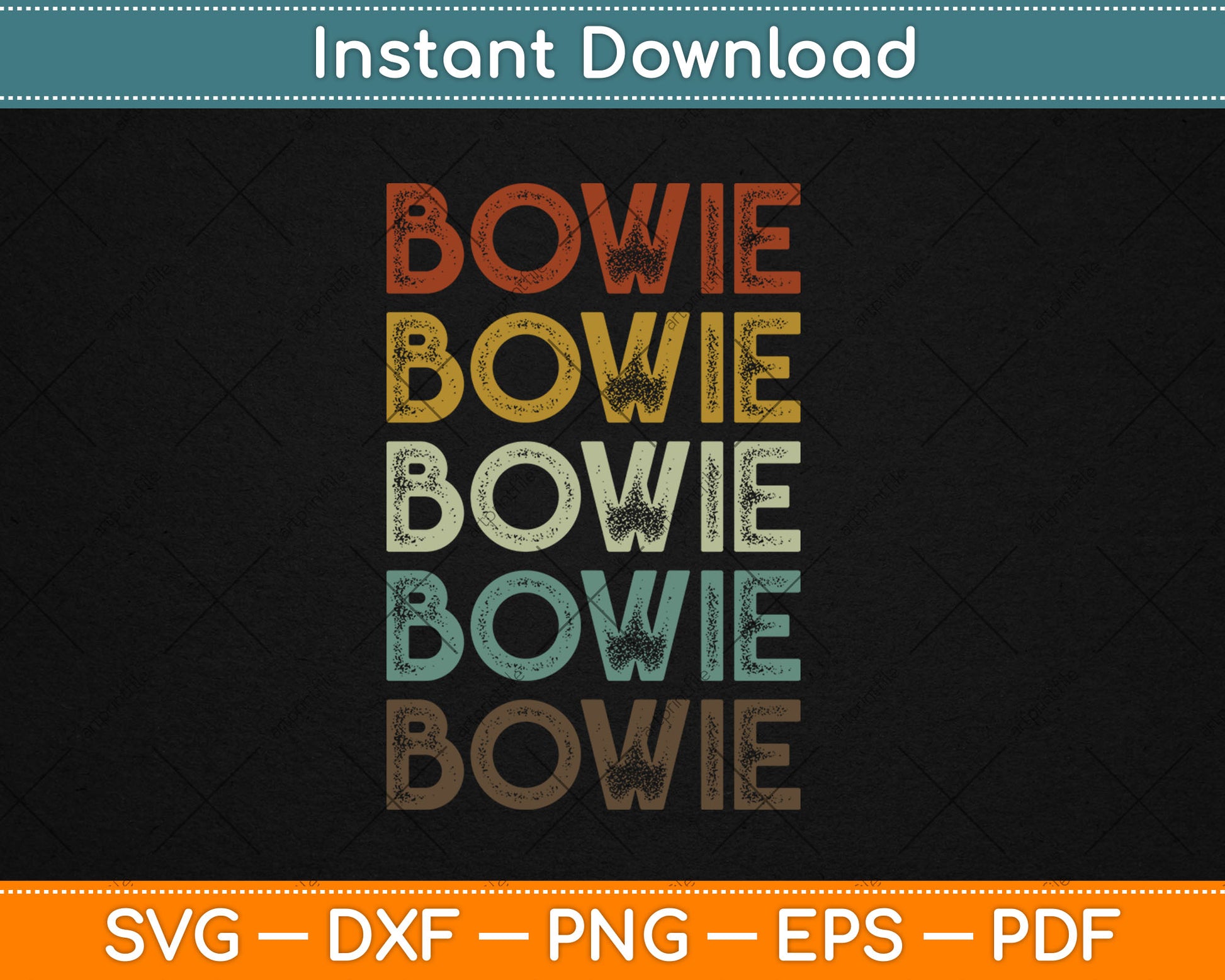 Bowie Maryland - Retro Vintage Svg Digital Cutting File