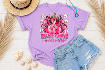 Breast Cancer Awareness PNG Pink Pumpkin Sublimation Design