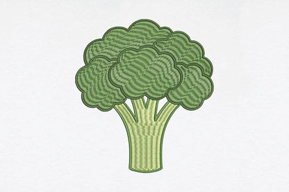 Broccoli Embroidery Design
