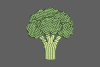 Broccoli Embroidery Design