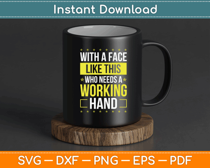 Broken Hand Survivor Funny Hand Broken Surgery SVG Digital Cutting File