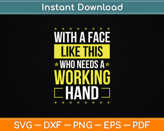 Broken Hand Survivor Funny Hand Broken Surgery SVG Digital Cutting File
