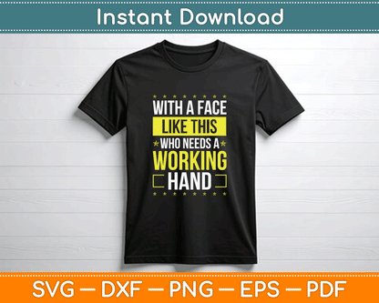 Broken Hand Survivor Funny Hand Broken Surgery SVG Digital Cutting File
